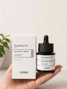 COSRX Retinol 0.5% Anti-aging Serum Retinoid Treatment for Face & Neck.