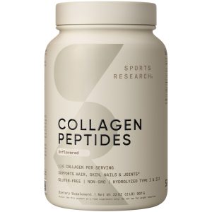 Collagen Peptides – Hydrolyzed Type 1 & 3 Collagen Powder Protein Supplement.