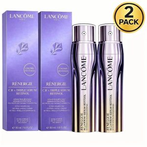 Pack of 2 Lancome Renergie C.R.x Triple Serum RETINOL 1.7 oz / 50mL Best product.