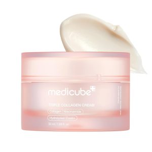 Medicube Triple Collagen Cream, Niacinamide, Hydrolyzed Elastin.
