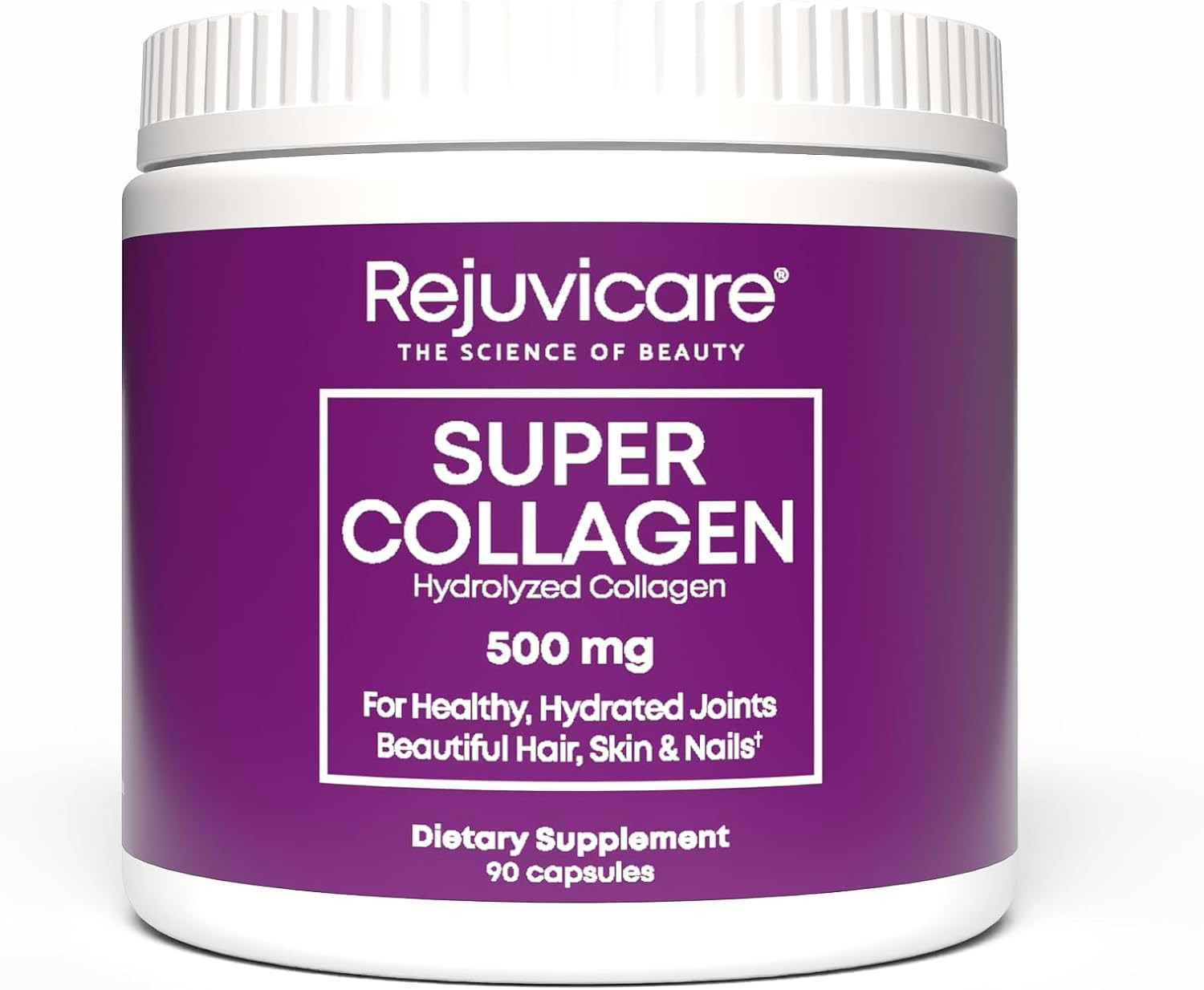 Super Collagen Capsules for Beauty, Healthy Joints, Hair, Skin, & Nails, 90 Serv.