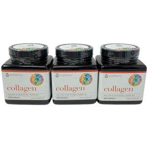 Lot of 3- Youtheory Collagen, Hair Skin Nail Support, 6,000mg- 480 Tablets.