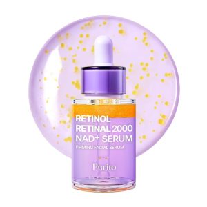 PURITO Retinol 0.1% Anti Aging Facial Serum for Wrinkles Fine Lines.