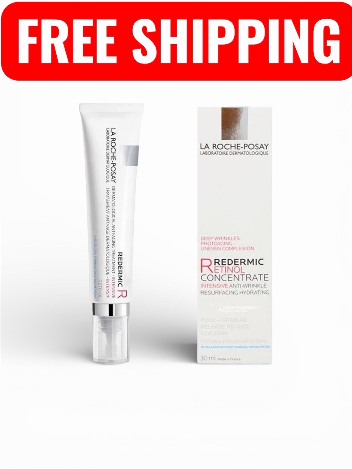 Redermic Anti Aging Retinol Concentrate By La Roche-Posay Cream 1oz
