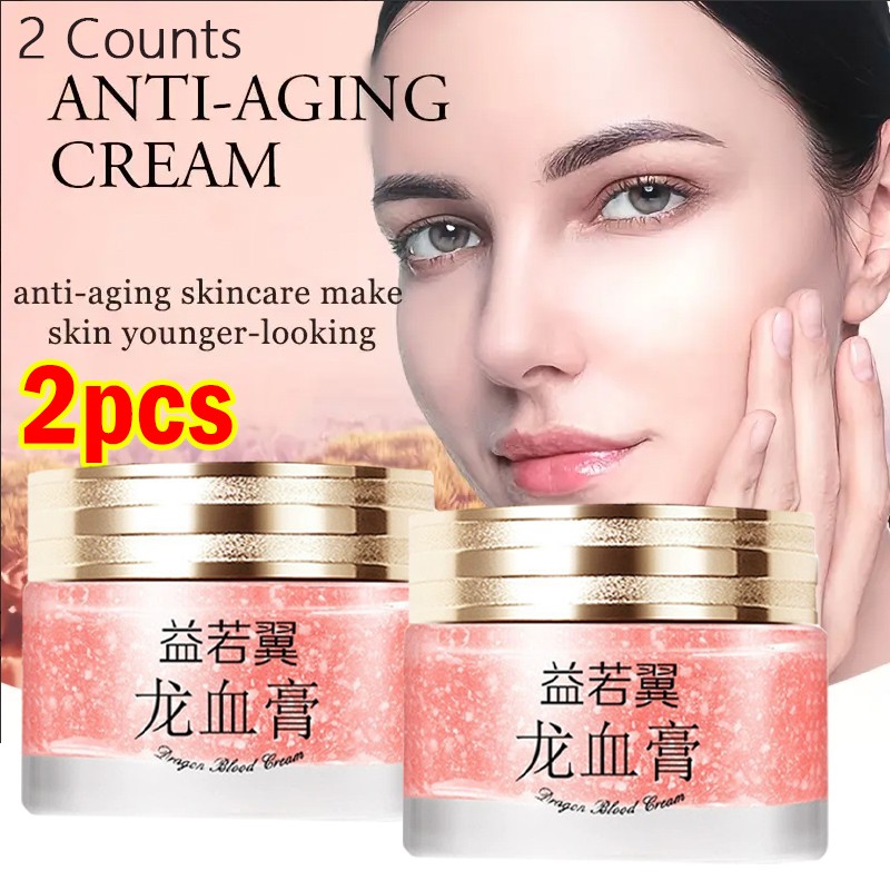 2PCS Dragons Blood Cream with Retinol and Placenta Rejuvenating Moisturizer US.