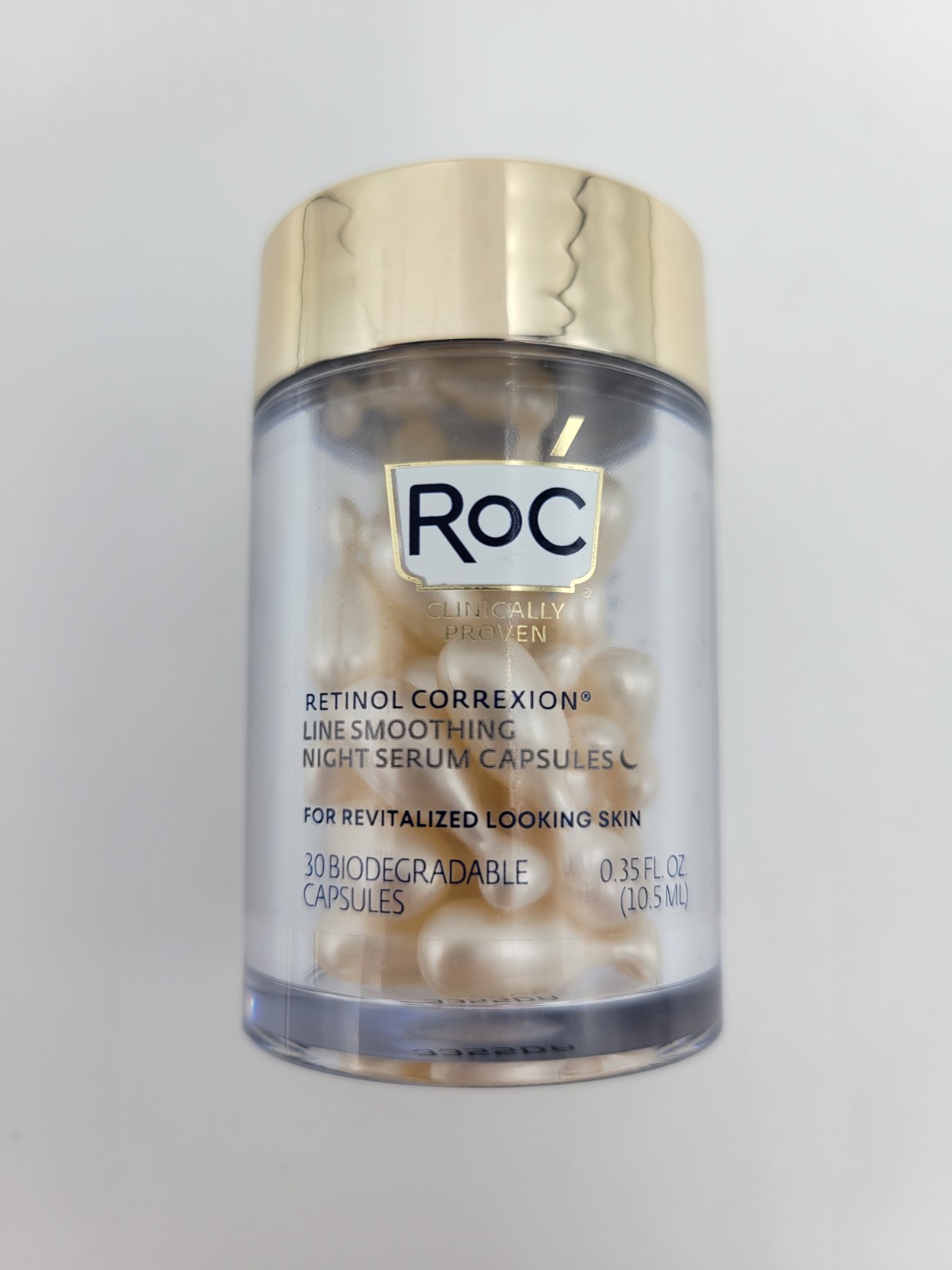 RoC RETINOL CORREXION Line Smoothing Night Serum – 30 Capsules NEW.