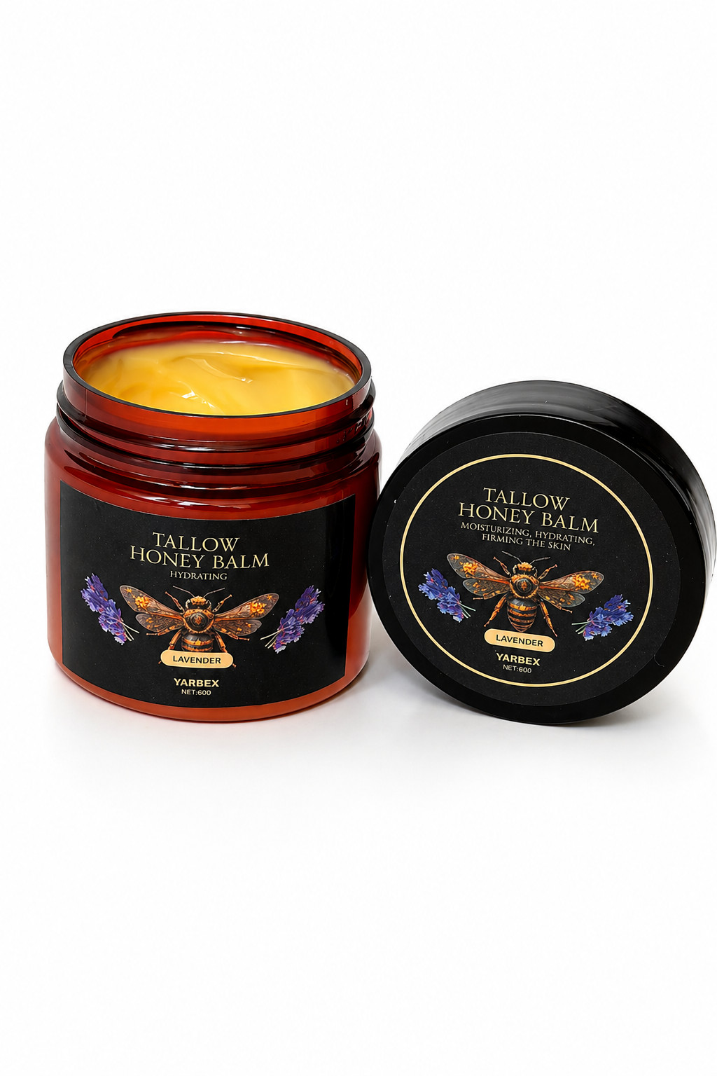 Tallow Honey Balm Lavender Retinol Niacinamide Hyaluronic Acid Face Cream 60g.