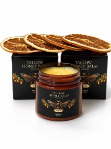 Tallow Honey Balm Retinol Niacinamide Hyaluronic Acid Anti-Aging Face Cream 60g.