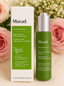 Murad Resurgence Retinol Youth Renewal Oil Drops 1.0 oz / 30 mL New in Box.