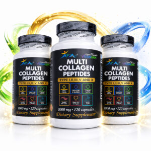 360 capsules Collagen Peptide skin nail collagen fort bones joint support 3.