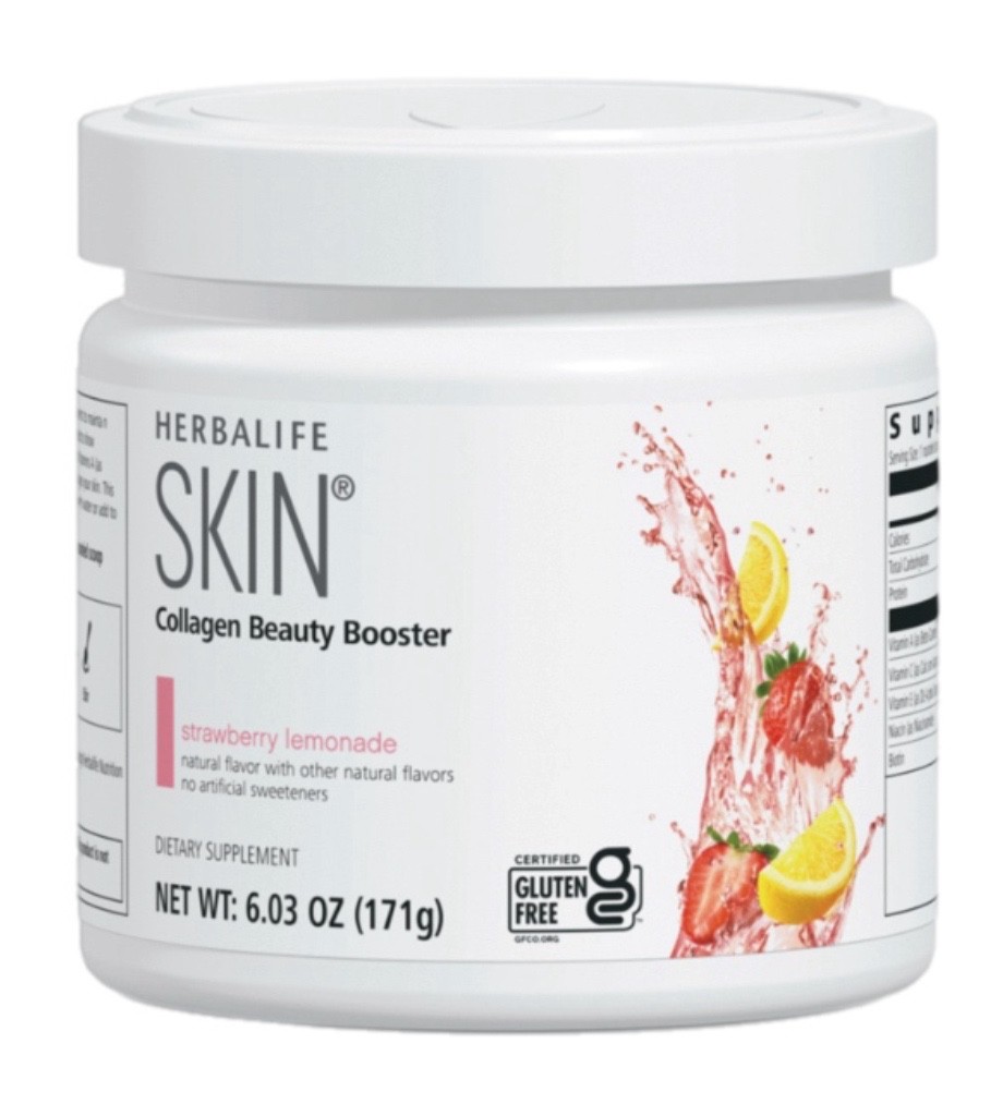 Herba life SKIN Collagen Beauty Booster – Strawberry Lemonade, 6.03 oz, From USA.