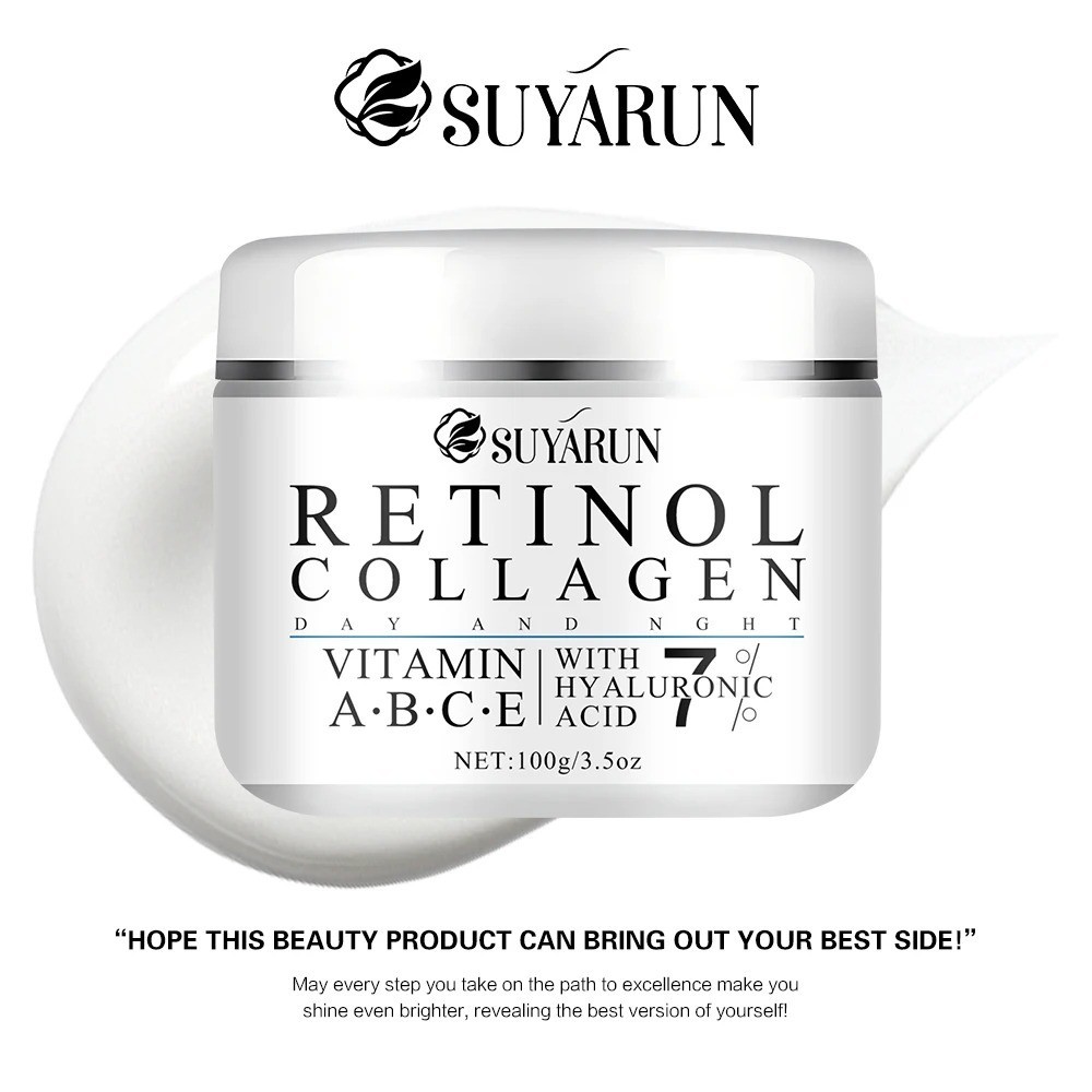 Retinol Collagen Face Cream Vitamin E Shea Butter Anti Aging Moisturizer .